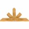 Ekena Millwork Saratoga Rough Sawn Timber Gable Bracket, Western Red Cedar, 36"W x 24"H x 2"D x 4"F, 16/12 Pitch GBW036X24X0204SAR00RWR - alternate 3